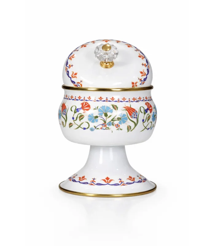 PR Home Defne Emaye Ayaklı Şekerlik