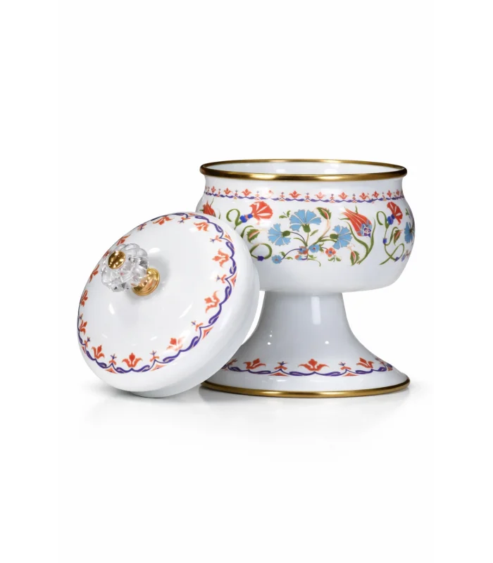 PR Home Defne Emaye Ayaklı Şekerlik