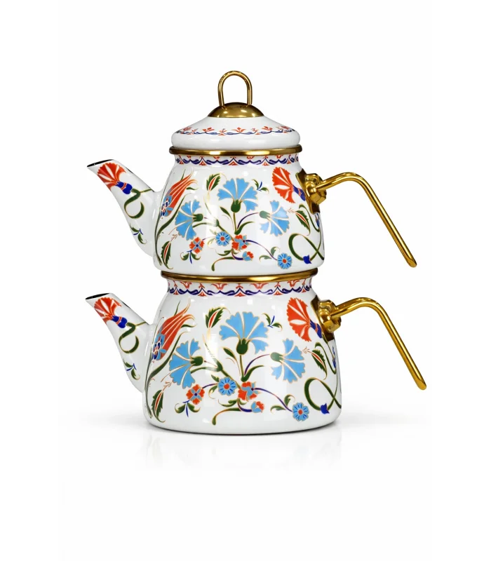 PR Home Defne Mini Model Emaye Çaydanlık