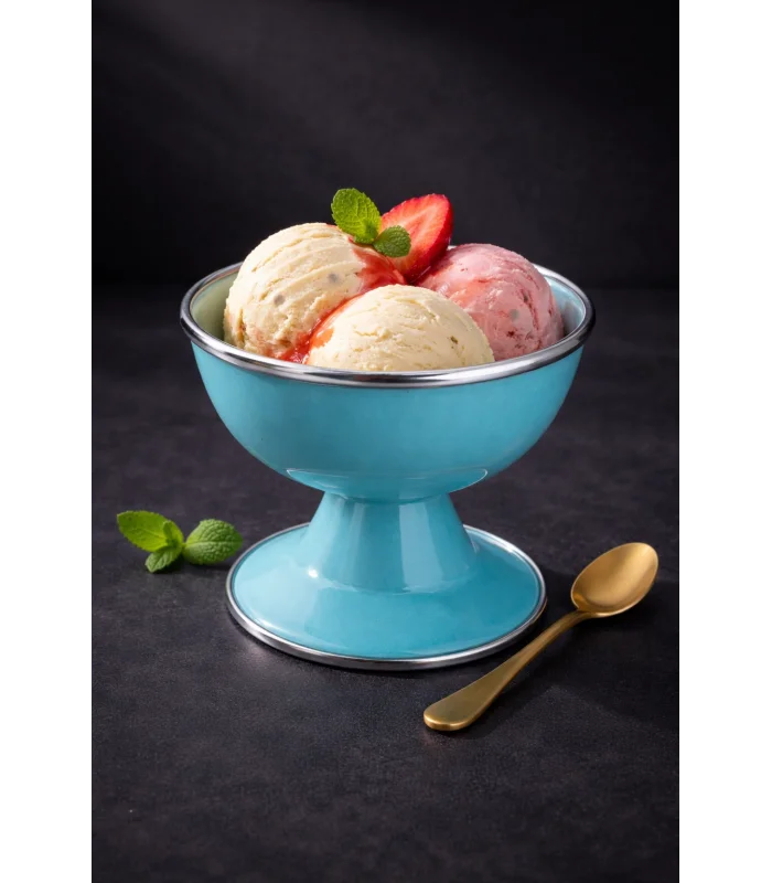 PR Home Emaye Dondurma Kasesi Turkuaz