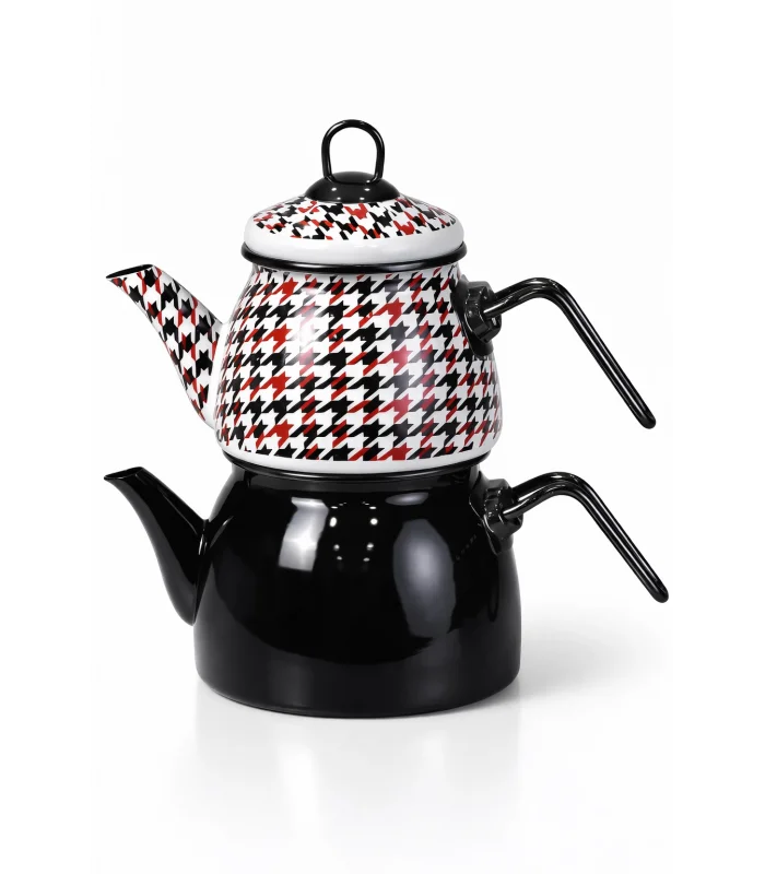 PR Home Forte Black Mini Model Emaye Çaydanlık