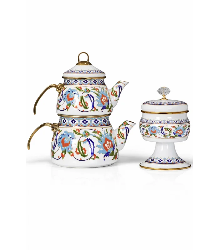 PR Home Hanzade Emaye Ayaklı Şekerlik