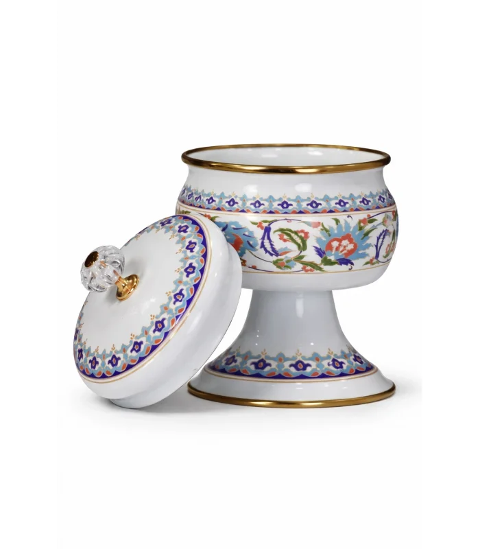 PR Home Hanzade Emaye Ayaklı Şekerlik