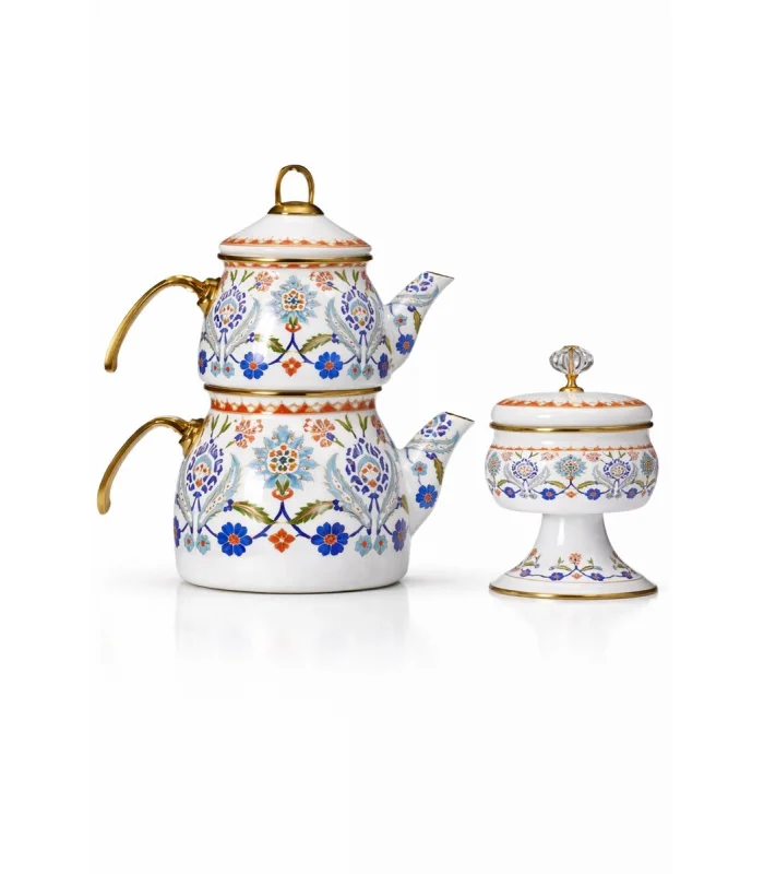 PR Home Humaşah Emaye Ayaklı Şekerlik