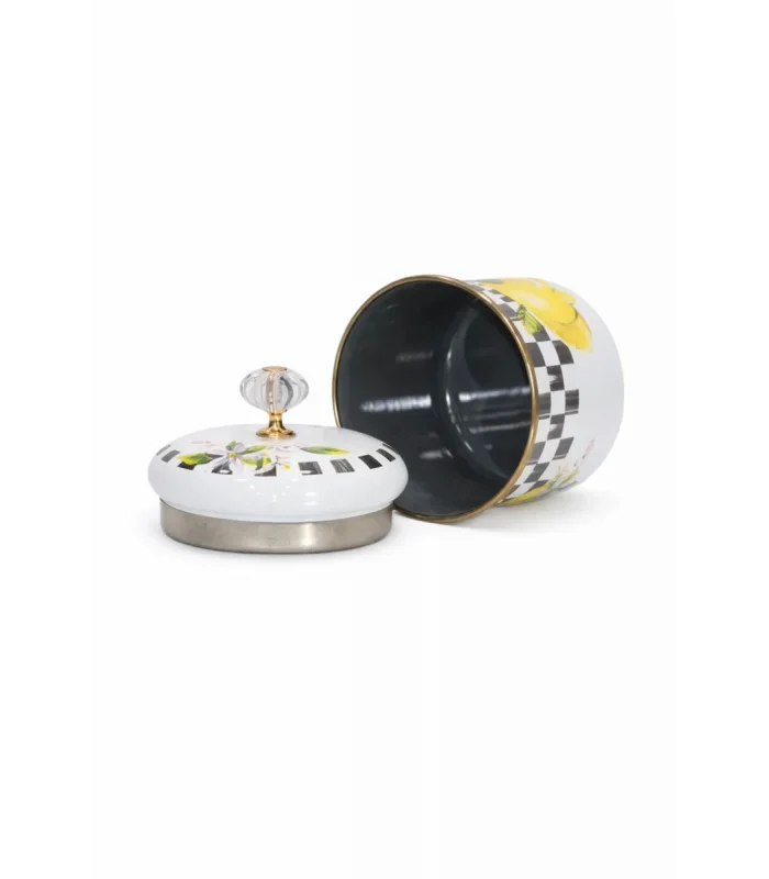 PR Home Lemon Emaye Baharatlık Kavanoz Küçük Boy 10 cm