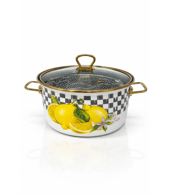 PR Home Lemon Emaye Kızartma Tenceresi 22 cm