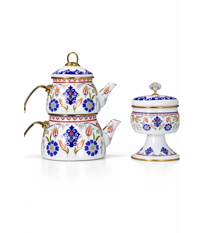 PR Home Neslişah Emaye Ayaklı Şekerlik