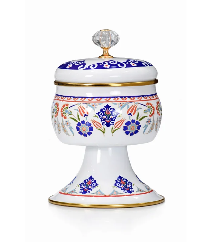 PR Home Neslişah Emaye Ayaklı Şekerlik