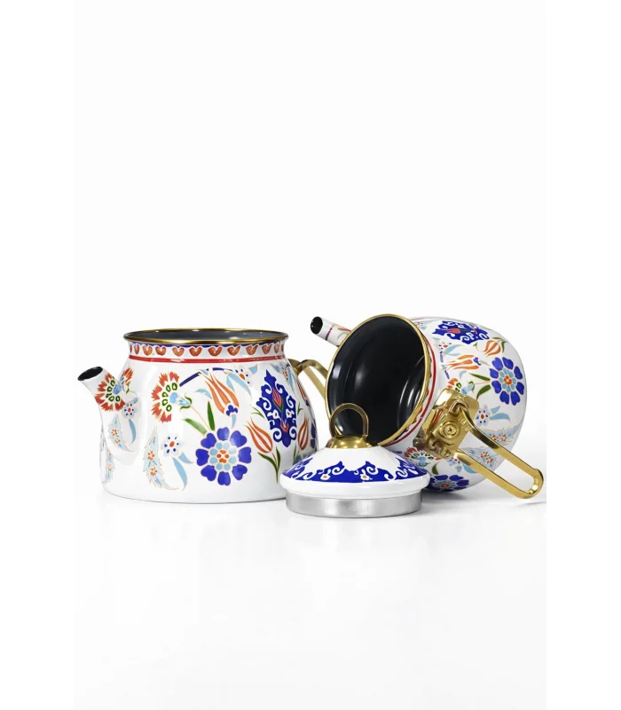 PR Home Neslişah Gold Model Emaye Çaydanlık