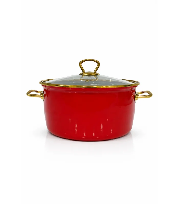 PR Home Red Emaye Kızartma Tenceresi 22 cm