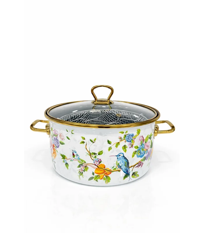 PR Home Sparrow Emaye Kızartma Tenceresi 22 cm