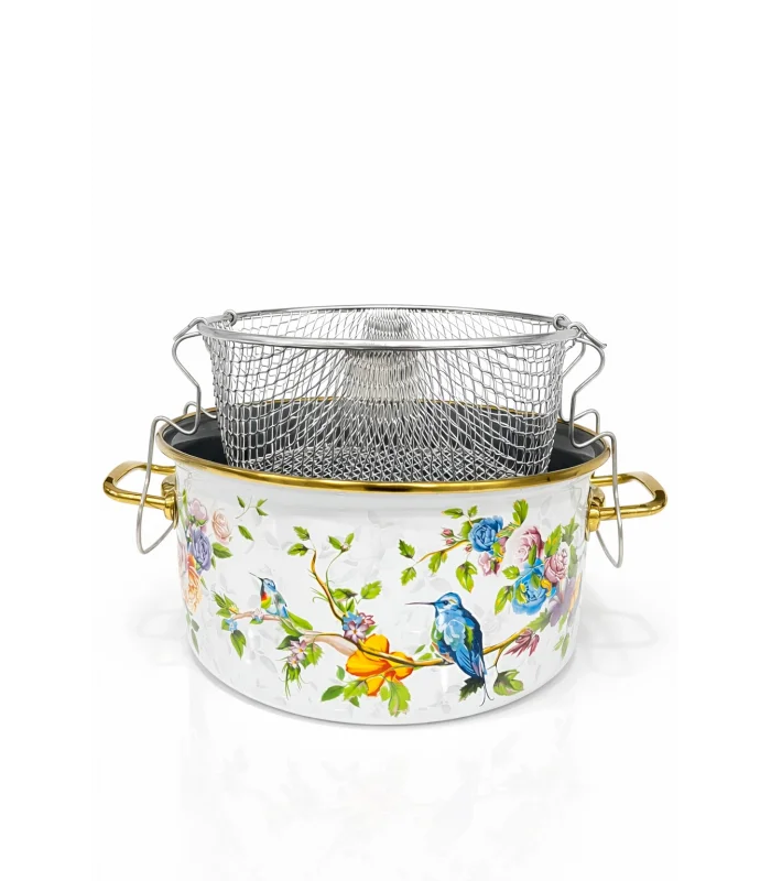 PR Home Sparrow Emaye Kızartma Tenceresi 22 cm