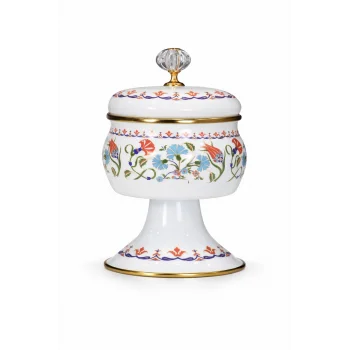 PR Home Defne Emaye Ayaklı Şekerlik