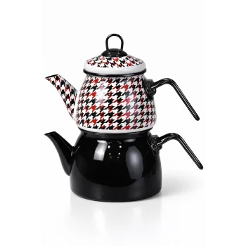 PR Home Forte Black Mini Model Emaye Çaydanlık