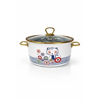 PR Home Kitty Emaye Kızartma Tenceresi 22 cm