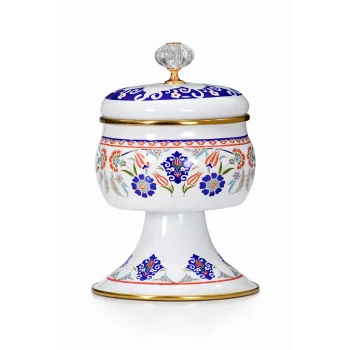 PR Home Neslişah Emaye Ayaklı Şekerlik