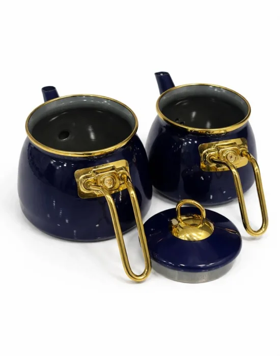 PR Home Emaye Mini Model Emaye Çaydanlık Lacivert