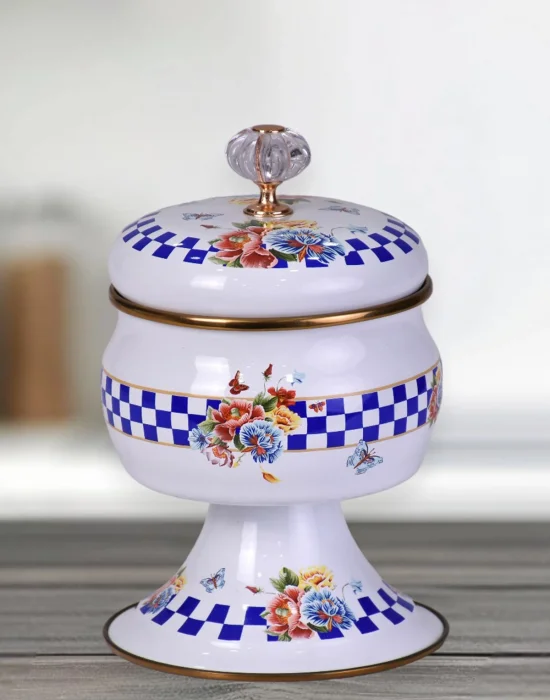 PR Home Allegro Emaye Ayaklı Şekerlik