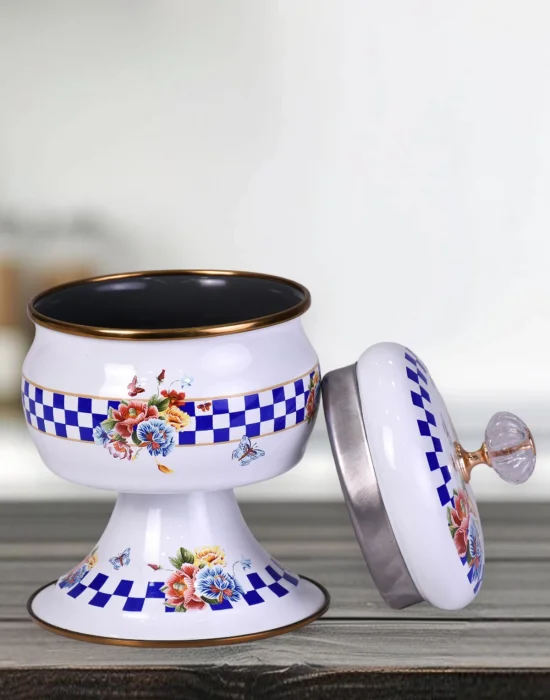 PR Home Allegro Emaye Ayaklı Şekerlik