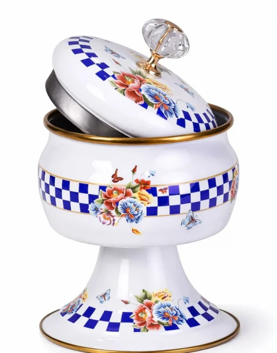 PR Home Allegro Emaye Ayaklı Şekerlik