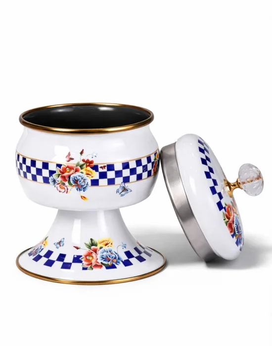 PR Home Allegro Emaye Ayaklı Şekerlik