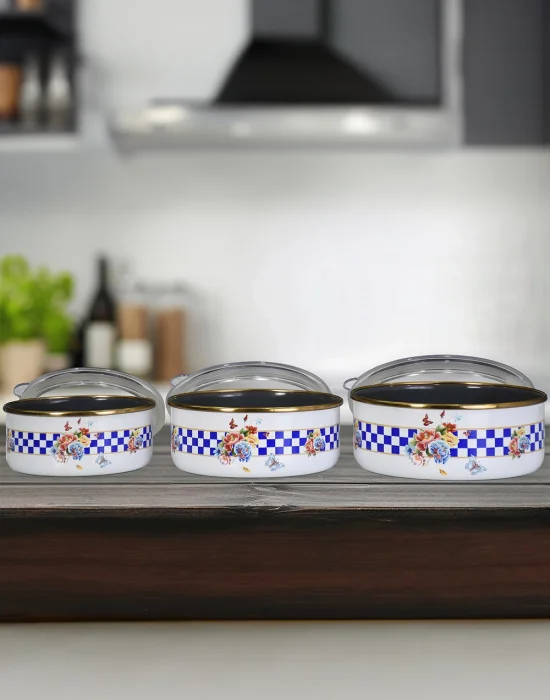 PR Home Allegro Emaye Üçlü Saklama Seti