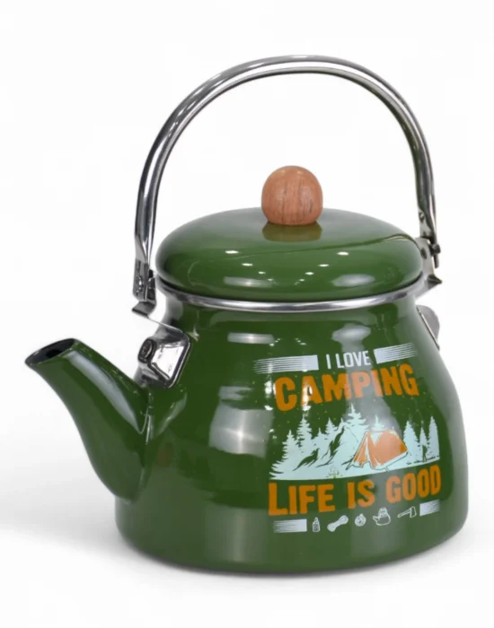 PR Home Camping Emaye Demlik Kettle Büyük 2.1 LT