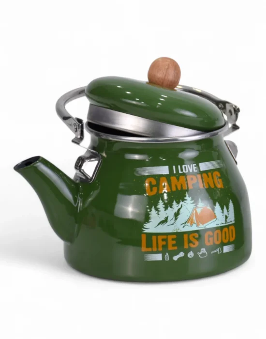PR Home Camping Emaye Demlik Kettle Büyük 2.1 LT