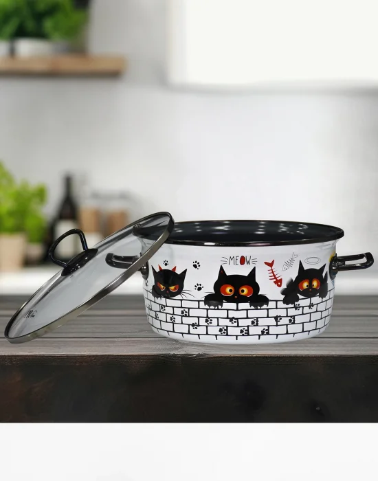PR Home Cat Emaye Kızartma Tenceresi 22 cm