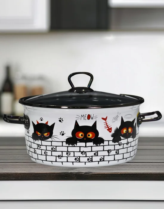 PR Home Cat Emaye Kızartma Tenceresi 22 cm