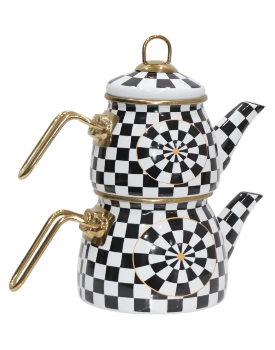 PR Home Dama Mini Model Emaye Çaydanlık