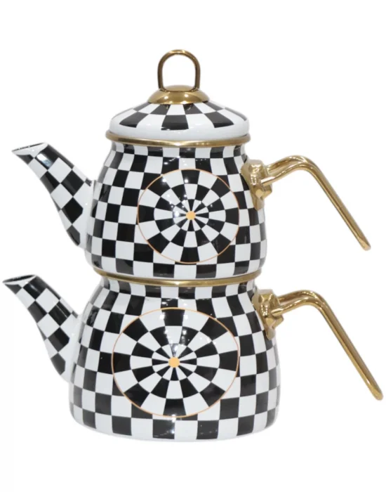 PR Home Dama Mini Model Emaye Çaydanlık