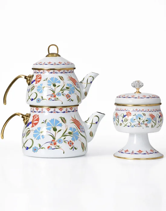 PR Home Defne Emaye Ayaklı Şekerlik