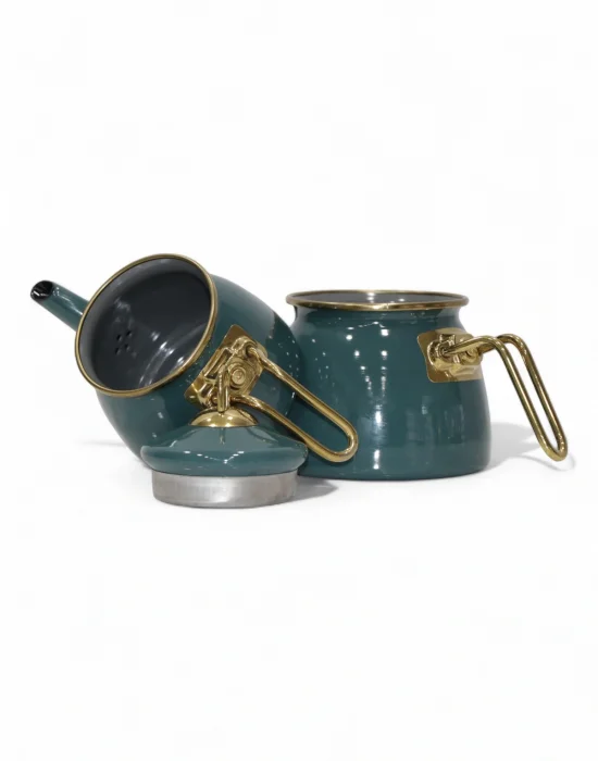 PR Home Emaye Mini Model Emaye Çaydanlık Petrol Yeşili