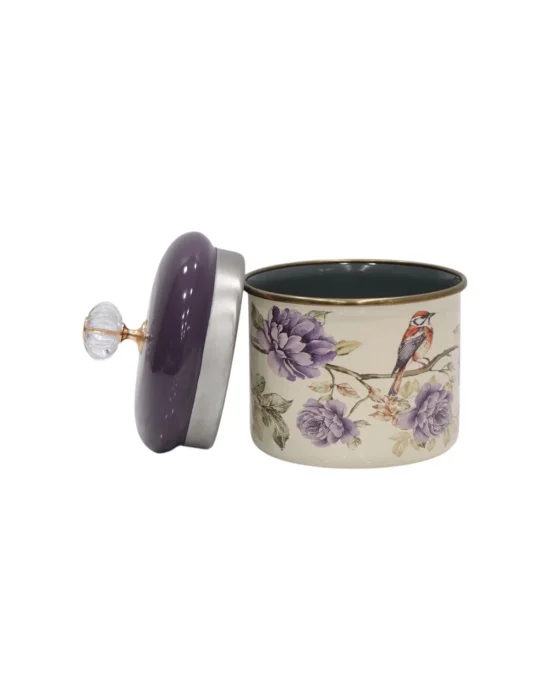 PR Home Fiorella Emaye Baharatlık Kavanoz Küçük Boy 10 cm