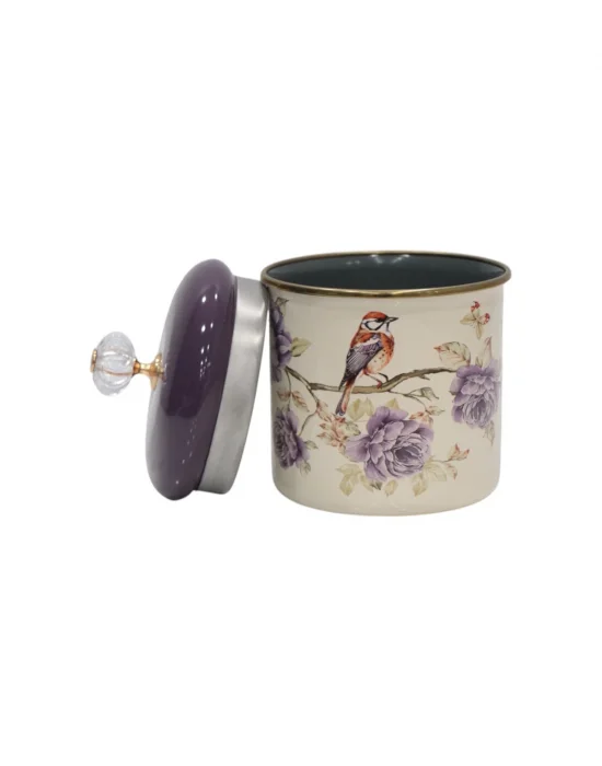 PR Home Fiorella Emaye Baharatlık Kavanoz Orta Boy 12 cm