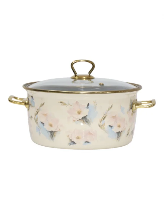 PR Home Flower Emaye Kızartma Tenceresi 22 cm