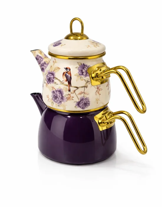 PR Home Fiorella Mini Model Emaye Çaydanlık