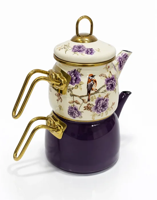 PR Home Fiorella Mini Model Emaye Çaydanlık