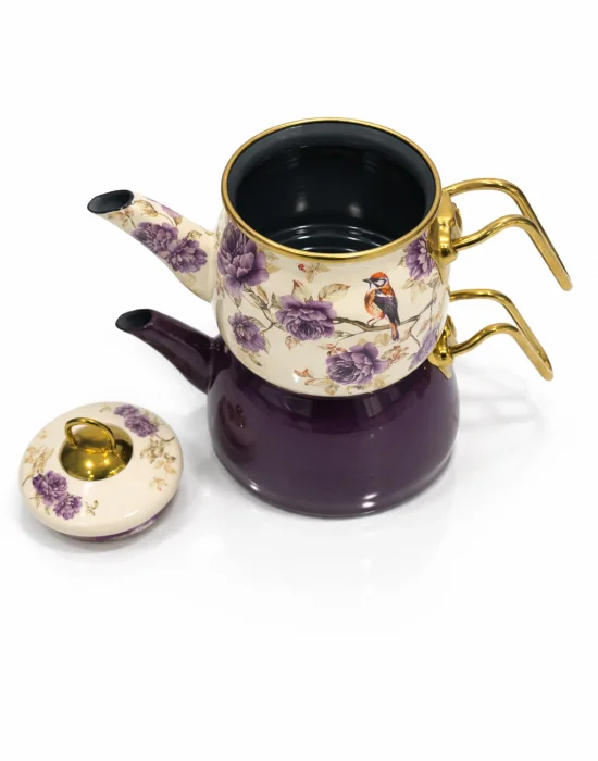 PR Home Fiorella Mini Model Emaye Çaydanlık