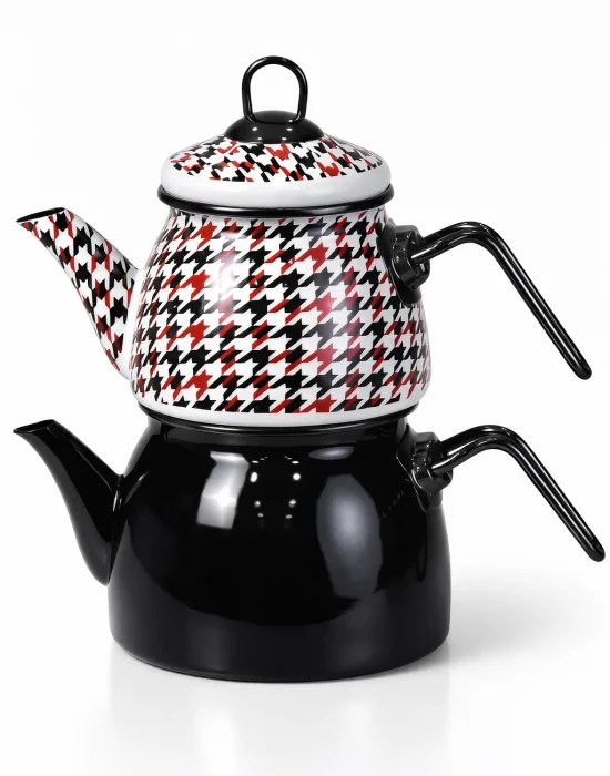 PR Home Forte Black Mini Model Emaye Çaydanlık