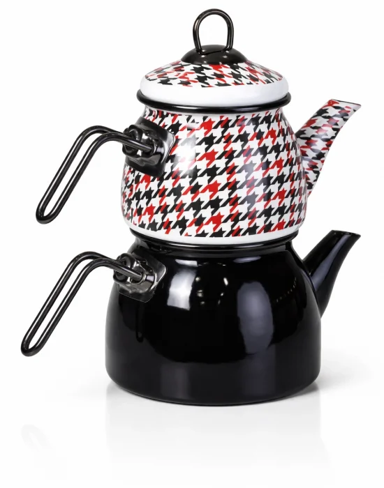 PR Home Forte Black Mini Model Emaye Çaydanlık