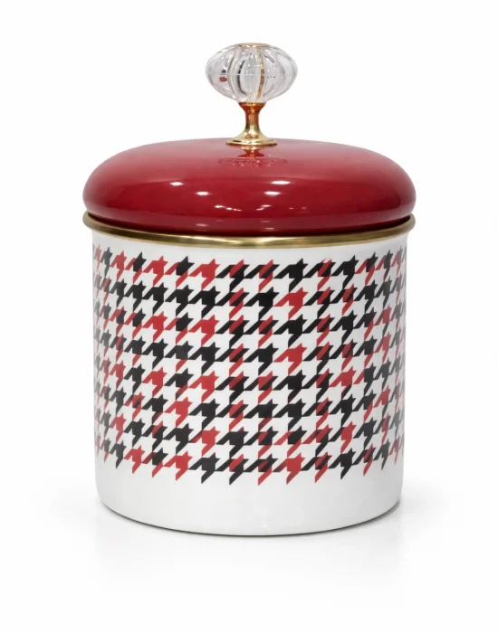 PR Home Forte Red Emaye Baharatlık Kavanoz Küçük Boy 10 cm