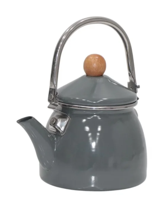 PR Home Gray Emaye Demlik Kettle Küçük 1.1 LT