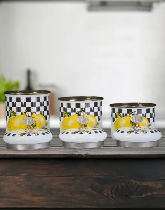 PR Home Lemon Emaye Baharatlık Seti