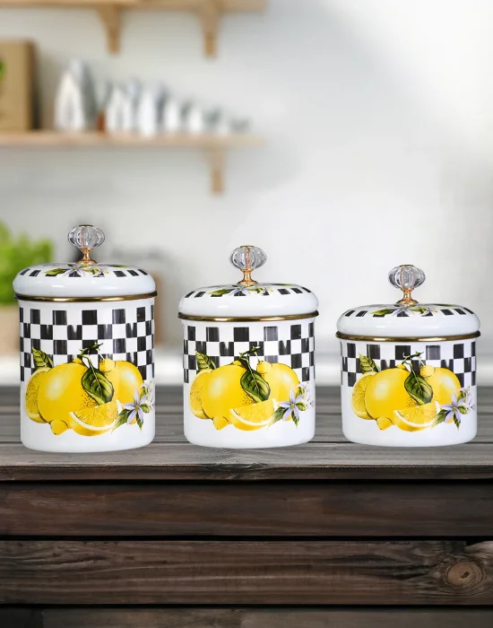 PR Home Lemon Emaye Baharatlık Seti