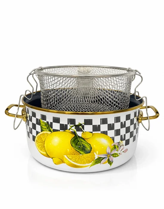 PR Home Lemon Emaye Kızartma Tenceresi 22 cm
