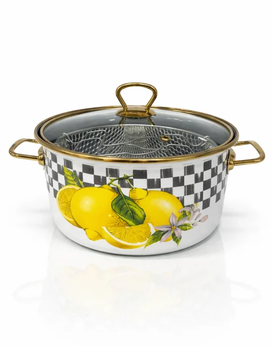 PR Home Lemon Emaye Kızartma Tenceresi 22 cm