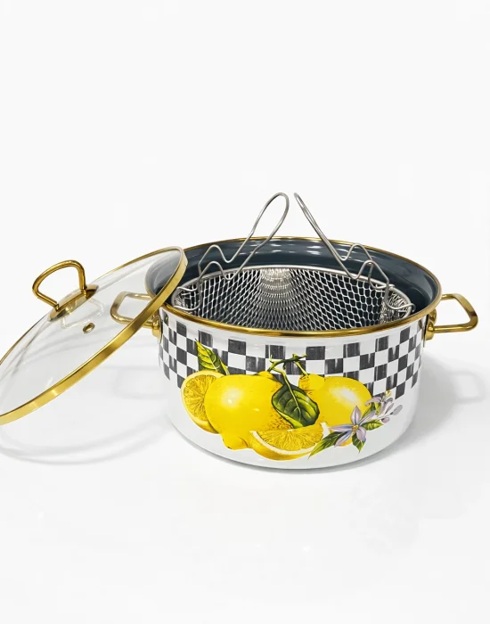 PR Home Lemon Emaye Kızartma Tenceresi 22 cm