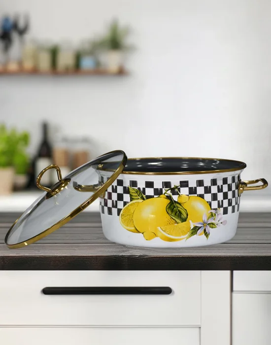 PR Home Lemon Emaye Kızartma Tenceresi 22 cm